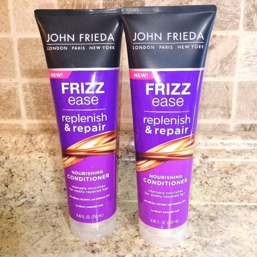 (2) John Frieda Frizz Ease Replenish & Repair 8.45oz